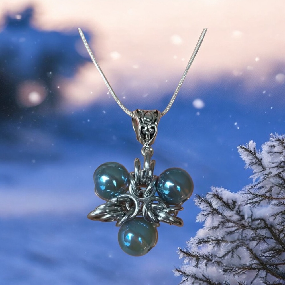 Elf Star chain mail pendant, whimsical wear